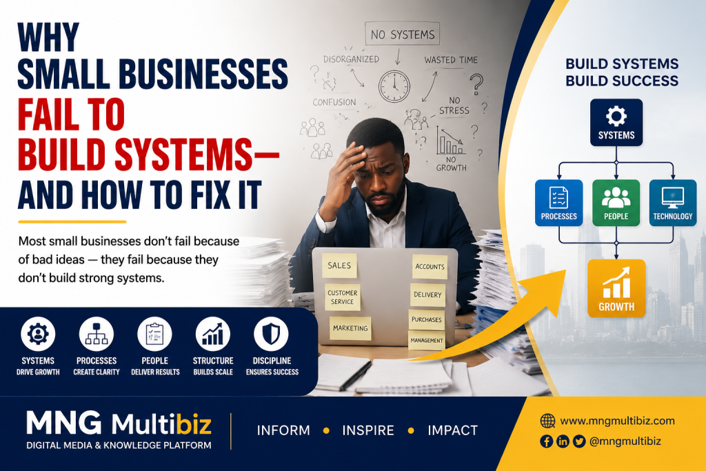 WHY SMALL BUSINESSES FAIL TO BUILD SYSTEMS—And How to Fix It